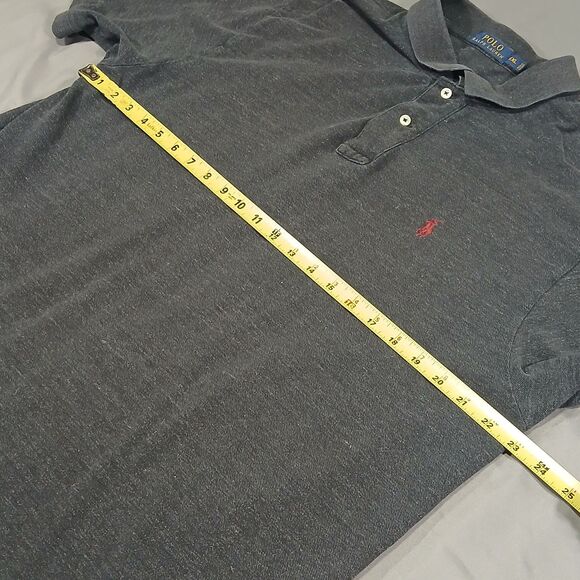Polo Ralph Lauren Polo Shirt Mens XXL Classic Fit Dark Gray Short Sleeve Cotton - Picture 4 of 8